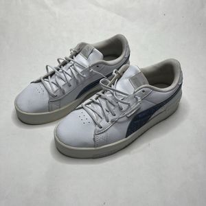 Puma Jada 382387-01 Denim Style White Casual Sneakers Women's 7